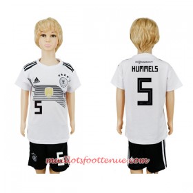Maillot/Tenue Allemagne Hummels 5 Enfant Domicile Coupe du monde 2018